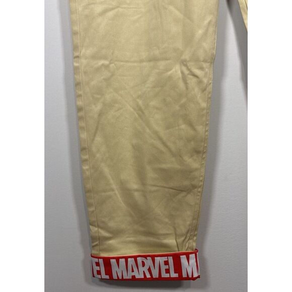 Disney Marvel Mens Khaki Pants Trousers Adults Beige Size 38x30 NEW With Tags - Picture 5 of 16